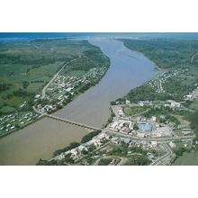 Sigatoka Town Shopping Centre Fiji Aerial Postcard