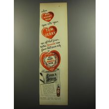 1952 Red Heart Rum Ad - When Red Heart Rum goes into your Tom 'n Jerry