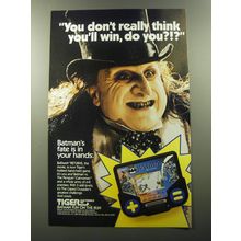 1992 Tiger Batman Returns Hand-held Game Advertisement