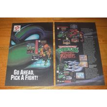 1994 Konami Teenage Mutant Ninja Turtles Tournament Fighters Video Game Ad
