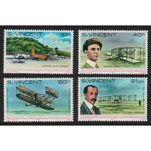St. Vincent Powered Flight 4v 1978 MNH SG#566-569 Sc#537-540