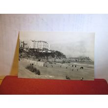 SOUTH SANDS & ESPLANADE, TENBY, WALES unused vintage postcard RP=