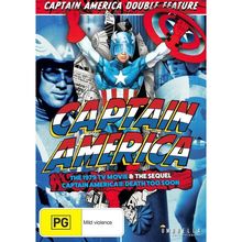 Captain America 1979 TV Movie / Captain America 2 Death Too Soon DVD | Region 4