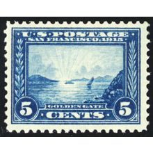 399, Mint VF NH 5¢ - Very Pretty Stamp $160 - Stuart Katz