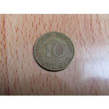 1969d 10 Pfennig Germany Coin