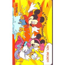 Kodak Flim~ Mickey & Pals S'pore $2Telephone Card (Used)