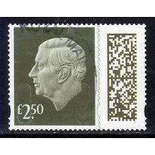 GB 2024 KC 3rd £2.50 Gooseberry Green Machin Used SG V5026 ( H1110 )