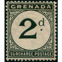 Grenada 1906 2d blue-black Postage Due SGD9 unused