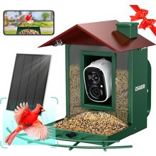 Osoeri Bird Feeder with Camera - AI Detective Auto Films Bird Action, Live Wildl