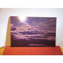 SUNRISE, SAYAT-SAYAT, MOUNT KINABALU, SABAH, BORNEO, MALAYSIA unused postcard =