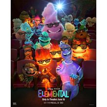 Elemental (2023)_17 Movie Film Poster Canvas iconic design