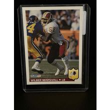 Wilber Marshall #424 | 1992 Fleer Football Trading Card