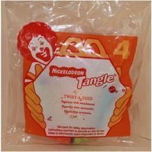 1997 McDonalds Nickelodeon Tangle #4 Yellow Twist A Zoid Mint in Package