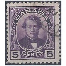 Canada 1927 SG271 5c Violet Fine Used . .
