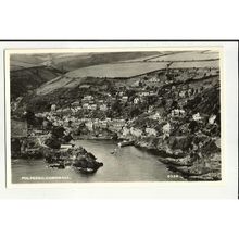 Cornwall POLPERRO Aerial Postcard byAero Pictorial (9028)
