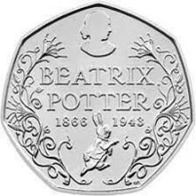 2016 Beatrix Potter Text 50p circulated