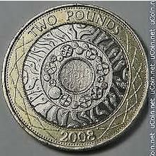 2008 Standing on Shoulders of Giants £2 Coin