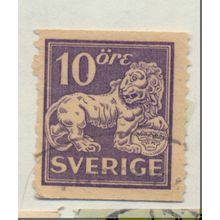Sweden Stamp Scott #119, Used, Partial Circle Cancel