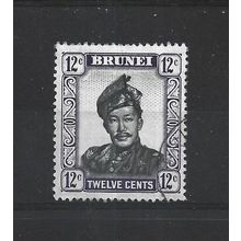 Brunei.SG107 12c Sultan Omar Ali Saifuddin.Fine Used.Aug25a