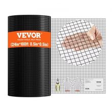 Hardware Cloth, 24'' x 100' Galvanized Wire Mesh Roll, 19 Gauge Chicken Wire...