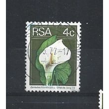 SouthAfrica.SG351 4c Arum Lily.Paper Unchecked.Fine Used.Sep25d