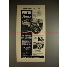 1960 Petri Penta SLR 35mm Camera Ad - Your Best Buy!!