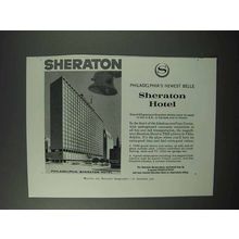 1960 Philadelphia Sheraton Hotel Ad - Newest Belle