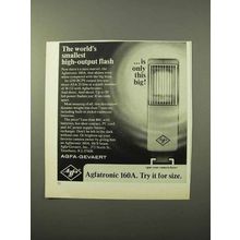 1969 Agfa Agfatronic 160A Flash Ad - High-Output