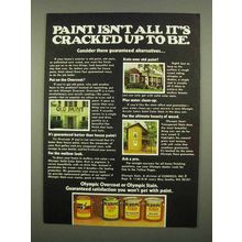 1975 Olympic Overcoat and Stain Ad - Paint Isn't All