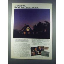 1981 American Express Card Ad - At Days Inn