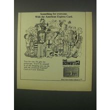 1981 American Express Card Ad - F.A.O. Schwarz