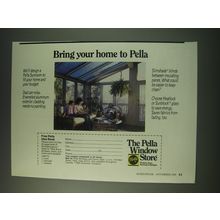 1988 Pella Sunroom Ad - Bring your home to Pella