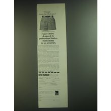 1974 Norm Thompson Tryoleans Shorts Ad - Escape from the Ordinary