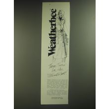 1974 Weatherbee Coat Ad - Three tiers for the ultimate coat!