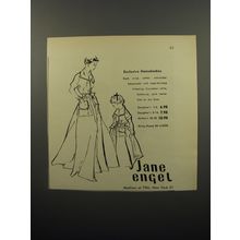 1950 Jane Engel Mother and Daughter Dress Ad - Exclusive Homebodies