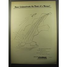 1950 Ladies' Home Journal Magazine Ad - Power of a Woman - Fish