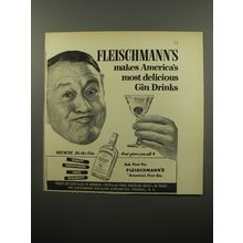 1950 Fleischmann's Gin Ad - Fleischmann's makes America's most delicious gin