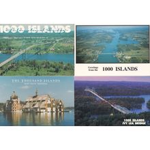 1000 Islands Ivy Lea Bridge Canada 4x Postcard s