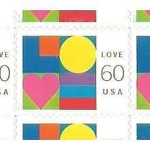 Love Wedding Stamp One PACK of TEN 60 Cent Postage Stamps Scott 3658