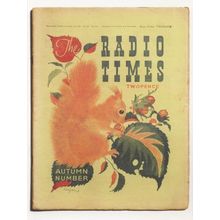 Radio Times 1936 Squirrel Magazine Autumn Number 17 Postcard