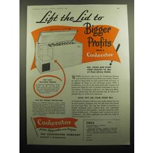 1949 Coolerator Freezer Ad - Lift the lid to bigger profits