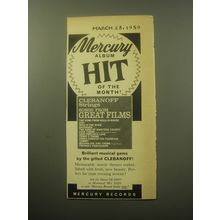 1959 Mercury Records Ad - Clebanoff Strings Songs from Great Films