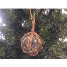Pack Of 2] Clear Japanese Glass Ball Fishing Float Decoration Christmas Orna...