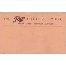 Rego Clothes Fashion Shop Ipswich Suffolk Antique Postcard