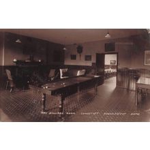Billiard Room at Lowestoft Convalescent Home Suffolk Old RPC Postcard