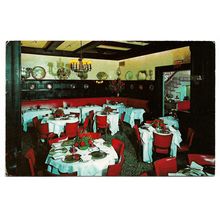 Postcard USA NY New York 21 Club 21 West 52nd Street famous restaurant 1972