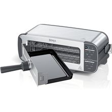 Ninja ST101 Foodi 2-In-1 Flip Toaster, 2-Slice Capacity, Compact Toaster Oven, S