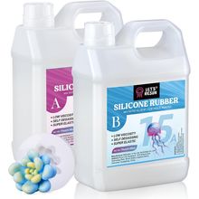 LET'S RESIN Silicone Mold Making Kit Liquid Silicone Rubber 140Oz/1 Gallon Trans