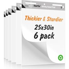 Nortix Flip Chart Paper, Sticky Easel Pads, Chart Paper for Teachers, Upgraded D