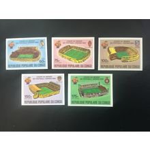 ICOLLECTZONE Democratic Rep of Congo C276-280 imperfs sports VF NH